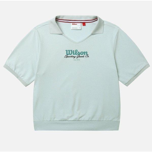 オープンネック ポロシャツ W B1 W251002GPS34 LGR NVY