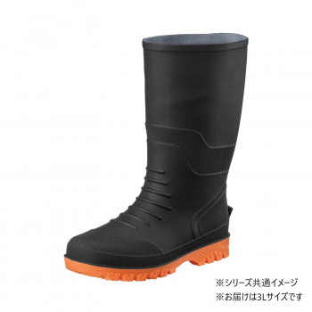 福山ゴム工業　長靴 ガロアTP 200 3L ブラック BB15500