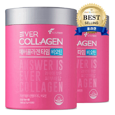 エバー コラーゲンタイムビオチン3g 50砲X2ea