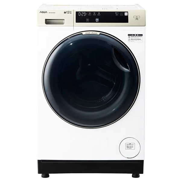 AQW-DM12R-L-W ホワイト まっ直ぐドラム2.0 ドラム式洗濯乾燥機(洗濯12kg/乾燥6kg) 左開き