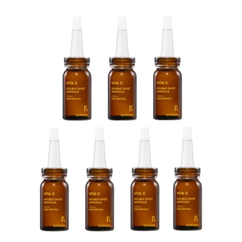 【7日間 集中ケア】B0NCEPT ビタC フリーズドライ アンプル 1週間パック 濃縮ビタミンC 配合 ハリ 弾力 透明感 ツヤ 浸透ケア 韓国コスメ 人気 スキンケア