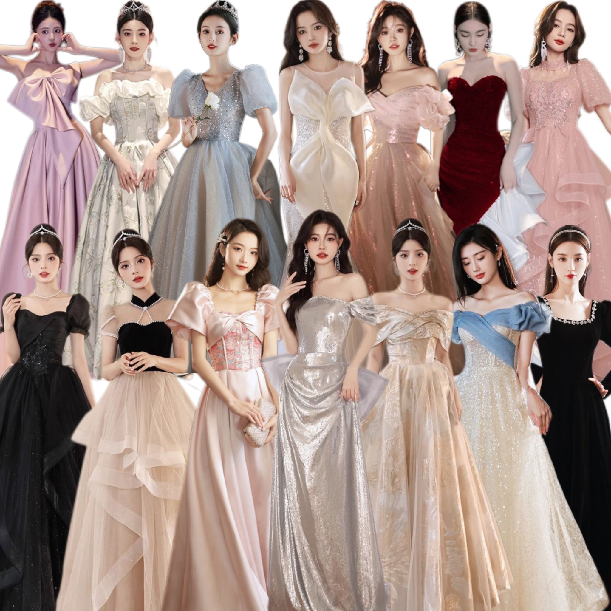 【本日限定】500+TYPE パーティードレス大集合 結婚式 ドレス ワンピース お呼ばれ イブニングドレス 忘年会 結婚式 レディース Aライン スパンコール ロン