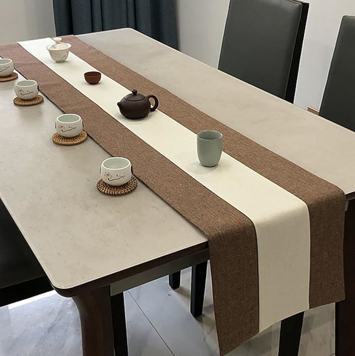 starink テーブルランナー 北欧 お洒落 おしゃれ 韓国風 パーティー イベント( 30x350 ブラウン, 30x350)