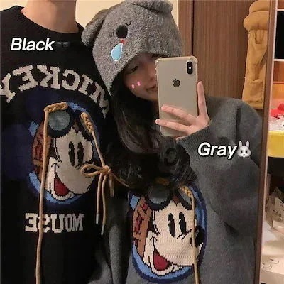 【2個買うと1個無料】新入荷 韓国ファッション ディズニー ミッキーマウス セーター 秋冬服 ニットセーター レディー41