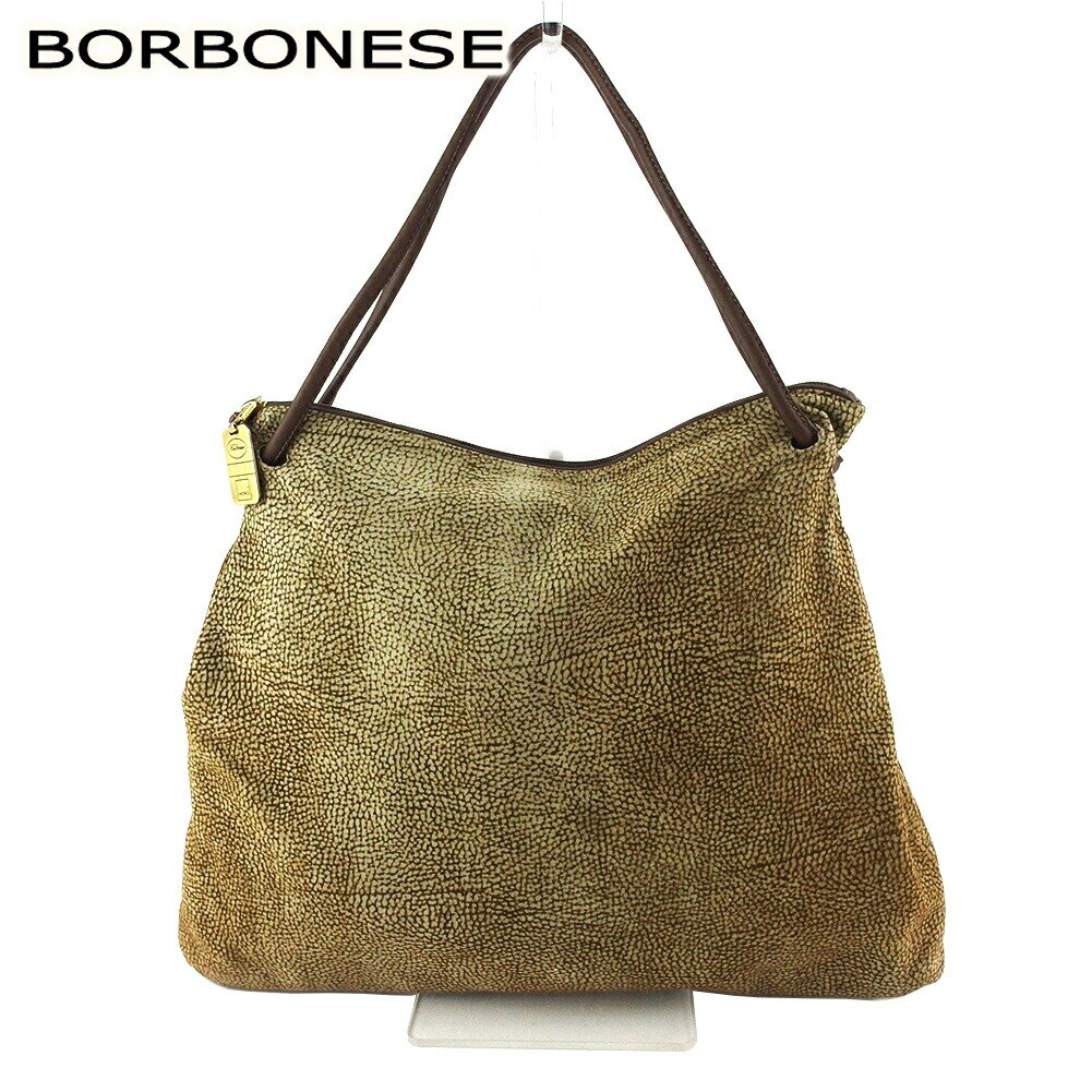 トートバッグ トート ハンドバッグ うずら柄 レディース メンズ redwallタグ付き ブラウン ベージュ ゴールド 中古