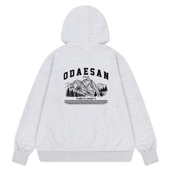 五台山 オーバーフィット 韓国の山 フード付きスウェットシャツ 5カラー_P414791489