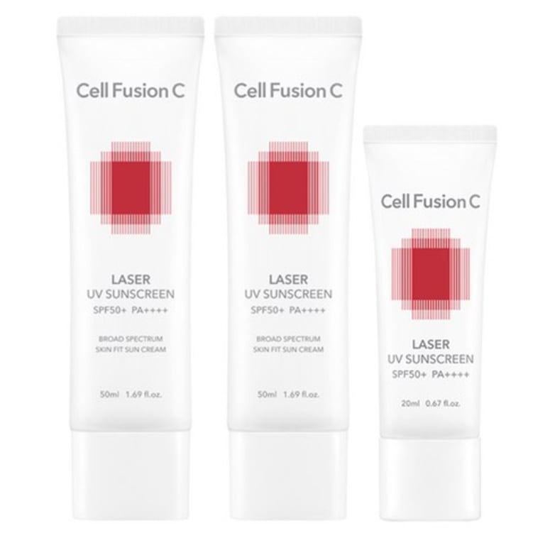 レーザーサンスクリーン 50ml+50ml+20ml SPF50+ PA++++ 2+1