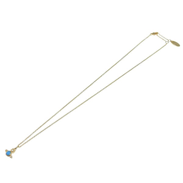 ネックレス ペンダント アクセサリー ゴールドブルー LONDON ORB NECKLESS 63020278 02R702