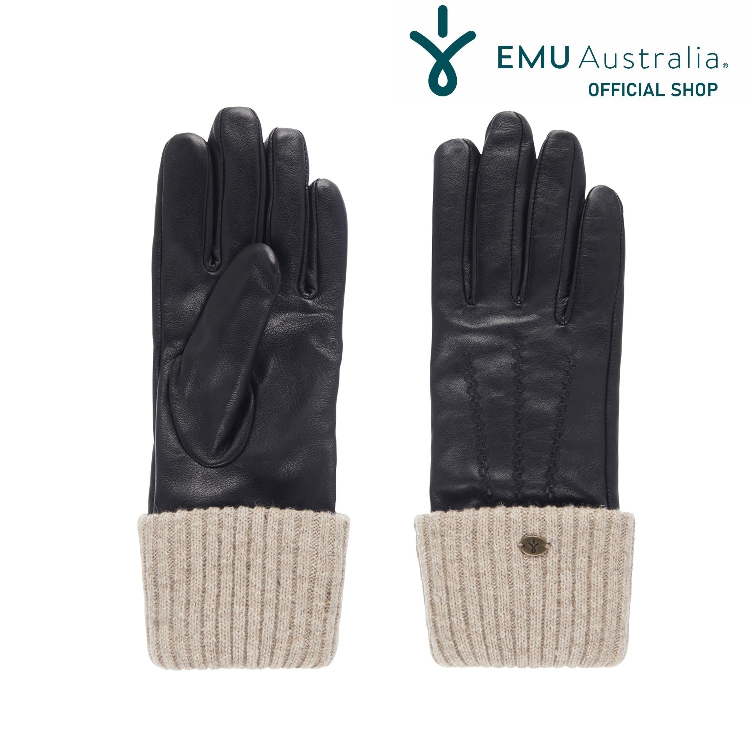 【公式】EMU Australia エミュ Loch Glove 手袋 グローブ シープスキン ムートン 本革 ボア ファー 防寒 防風 あたたかい レディース メンズ 秋 冬 正規 送料無料
