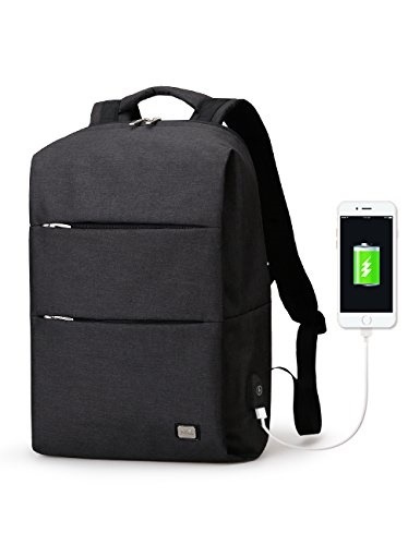 Mark Ryden Business 安心の定価販売 Water Resistant Polyester Laptop 【SALE／56%OFF】 Backpack 15.6 Charging with Under Port Fits USB