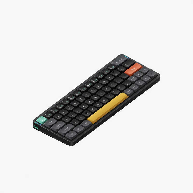 NUPHY　キーボード Air60 V2(Cowberry軸・英語配列) ［有線・ワイヤレス /Bluetooth・USB］ ブラック　ba60v2c