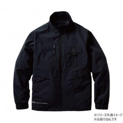 桑和 0534-00 防寒ブルゾン(防風.透湿) 6Lサイズ ブラック(4) G.G.