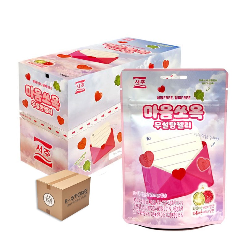 [業者向け] 心すっぽり 無糖ゼリー42g (10 x 15) / 3BOX 韓国 お菓子