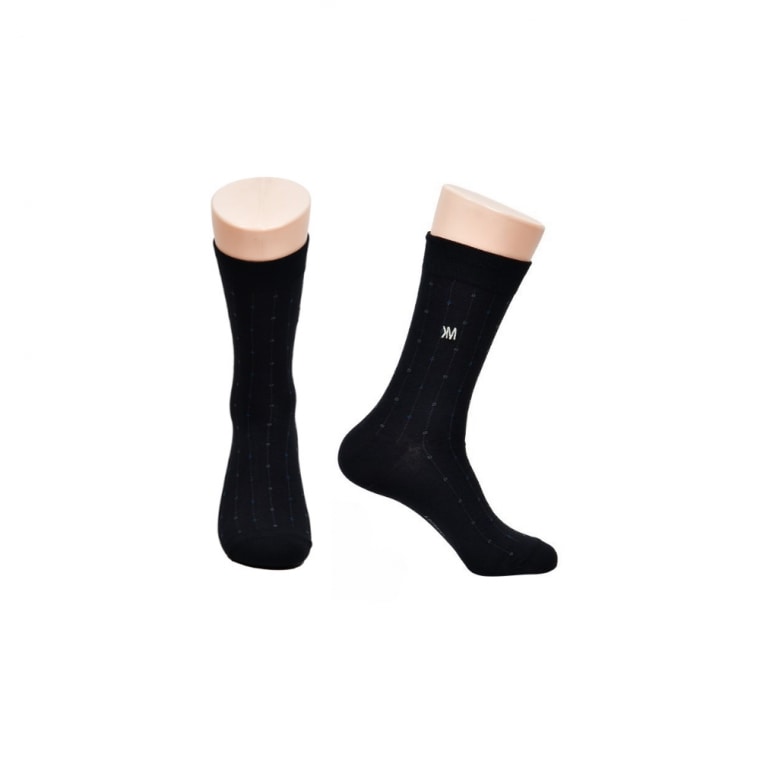 すっきりとしたデザインのメンズスーツソックス10足組