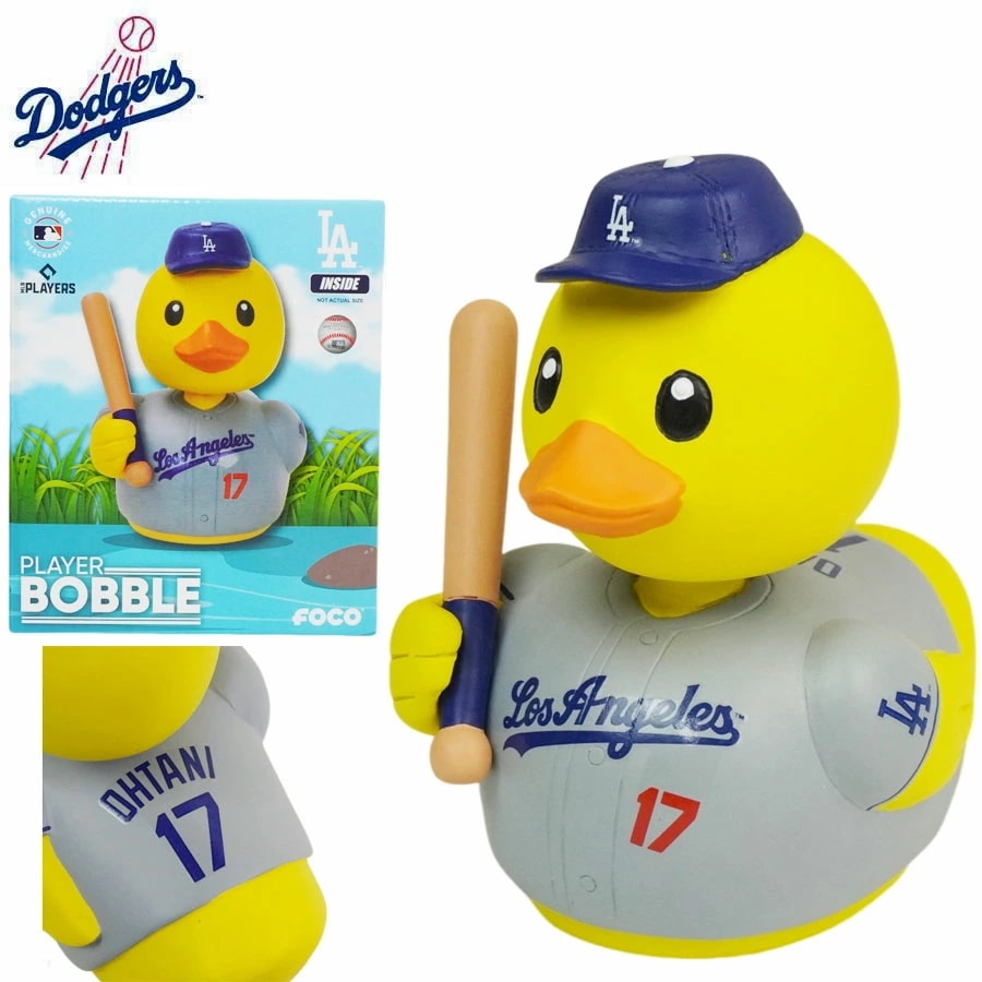ロサンゼルスドジャース ボブルヘッド シリアルナンバー入りFOCO 4インチ ミニダック ボブルヘッド フィギュアMLB MINI DUCK 4INCH AWAY大谷翔