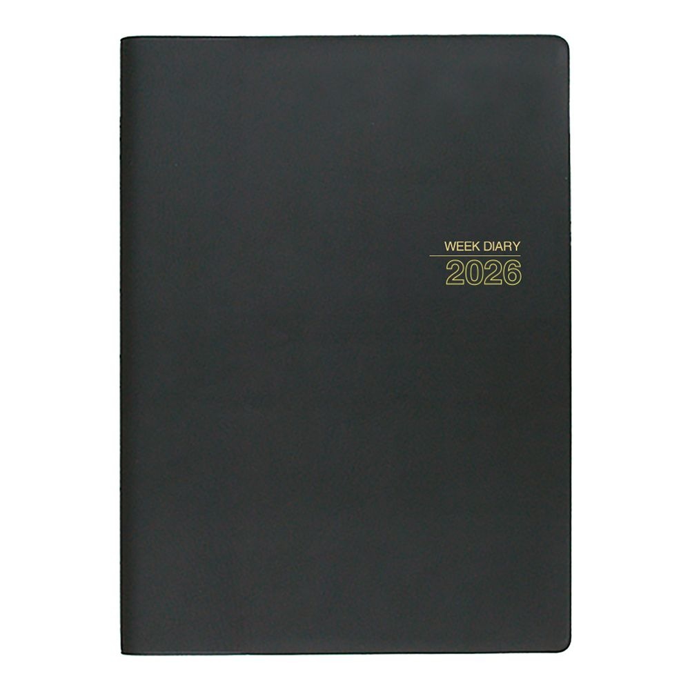 （まとめ買い）コレクト 手帳 2026年 ウィークダイアリー バーチカルタイプ 見開き1週間 A4 ワイヤリングとじ 差込表紙 D-443 [x3]