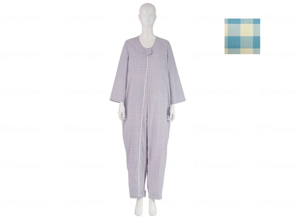 フドーねまきB チェックブルー M 106883