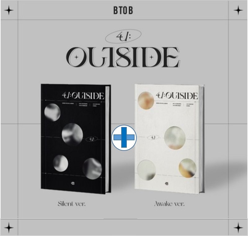 [el359] [CD] [2点セット] BTOB OUTSIDE スペシャルアルバム アウトサイド BTOB フォーユー 4U未開封新品_ポスター贈呈終了
