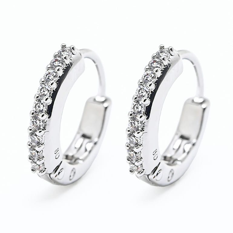 ピアス マトリックス フープピアス クリア シルバー レディース 5690670 ジュエリー