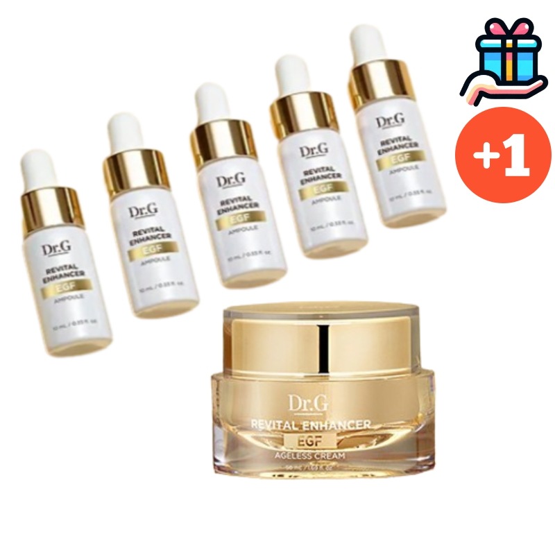 [NEW3世代] リバイタル インヘンサ アンプル 10ml * 5個 50ml + クリーム 50ml 追加贈呈 プレミアム スペシャル セット 弾力 韓国コスメ しわ トーンアップ 透明な肌 ホー