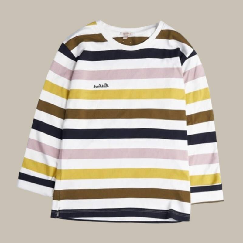 [ラベッルッソ] マルチカラーストライプTシャツ LML0792 MI11