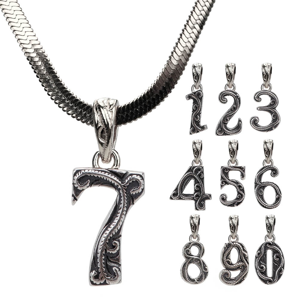 ハワイアンナンバーネックレス [n782-snake-as]