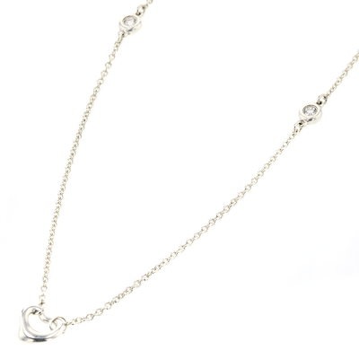 新品　New Balance ニューバランス　野球　スパイク　金具　28.5cm バイザヤードオープンハート ネックレス SV 2PD