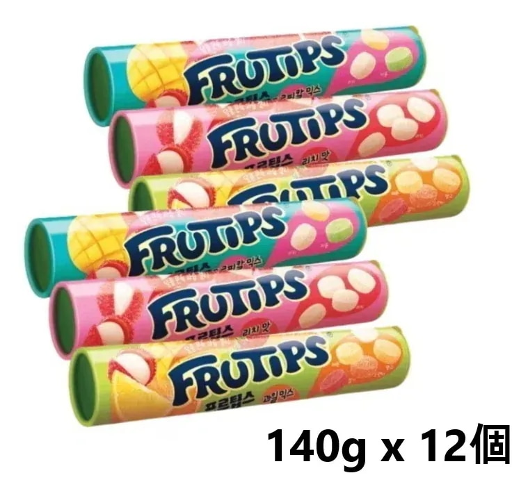 FRUTIPS オリジナル+トロピカル+リッチ140g 3種 x 4セット(計12個)