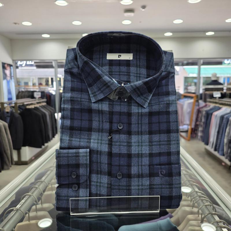 ビッグチェック起毛ノーマルフィットシャツ POWS4604KG