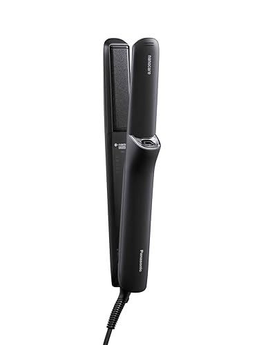 パナソニック ストレートヘアアイロン 高浸透ナノイー&ミネラル搭載 スムースシルキープレート EH-HN50-A ディープネイビー