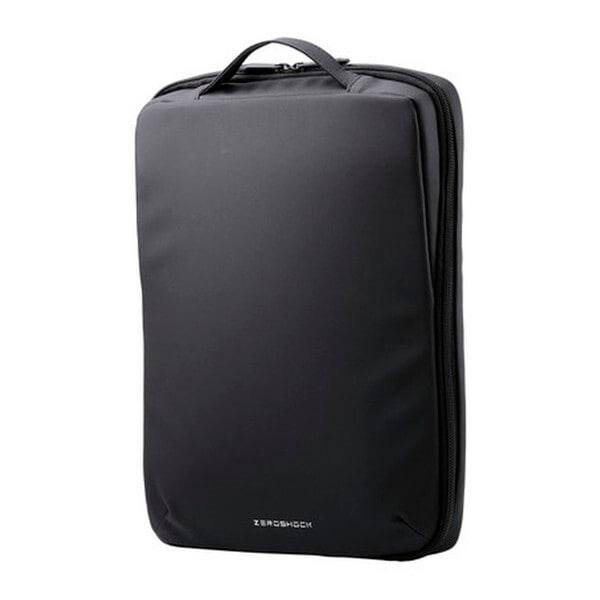 ZSB-IBPRVL14BK パソコンケース 14インチ ハンドル付 縦型 PCバッグ 衝撃吸収 ダブルファスナー ZEROSHOCK ブラック メーカー直送 5,339円