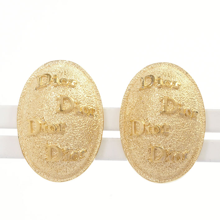 クリスチャン ディオール ロゴ ラウンド型 ヴィンテージ【イヤリング】 15,246円