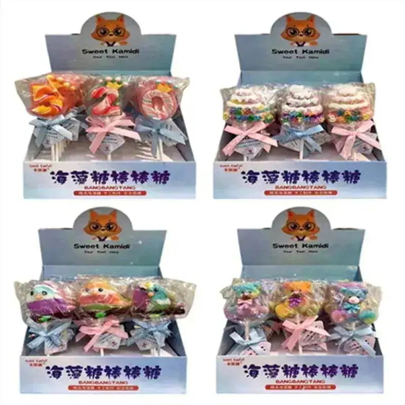24Pcs 箱入り海苔ロリポップ味ハードキャンディホリデー誕生日ギフトカジュアルギフト