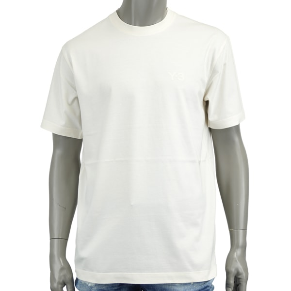Y-3 ワイスリー REGULAR SHORT SLEEVE TEE/ミニロゴ Tシャツ/KQ9782 CHALK WHITE