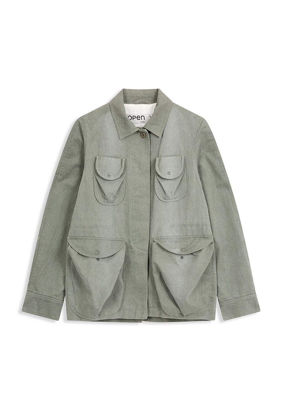【OPEN Yy】 25FW MULTI POCKET SAFARI JACKET : KHAKI