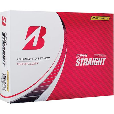 他サイト： ゴルフボール SUPER STRAIGHT 2023年モデル 12球入 直進性 中弾道 ソフトな打感の商品画像