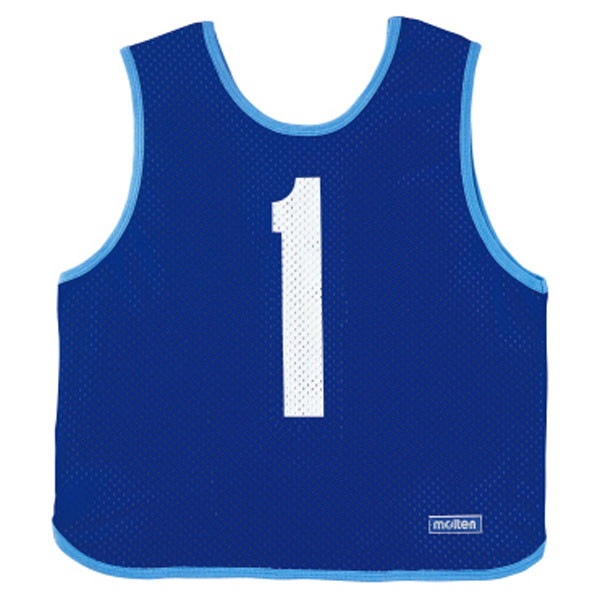 モルテン molten ゲームベストジュニア青 10 枚組み 1 ～ 10 GB0112B ジュニア ボーイズ