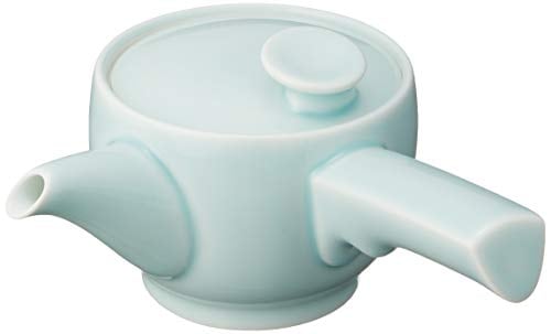 白山陶器 急須 右手用 青白釉 (約)φ10.5×9.5cm 400ml 茶和 SAWA 波佐見焼 日本製