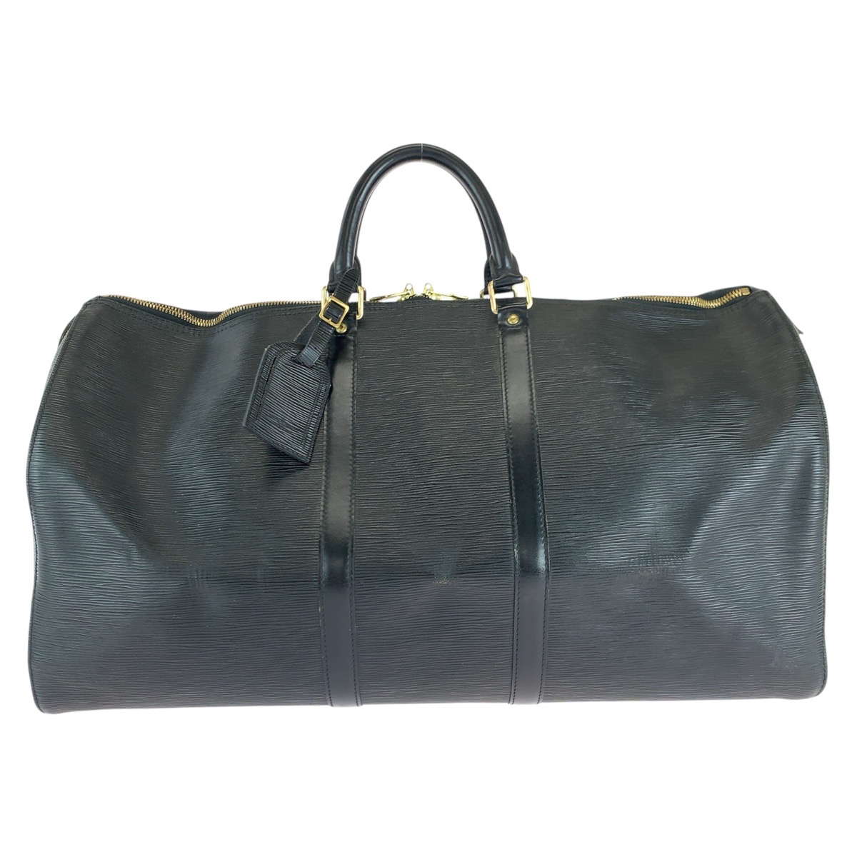 エピ キーポル55 ノワール ブラック 黒 ゴールド金具 レザー M42952 ボストンバッグ ハンドバッグ 男女兼用 レディース 502269