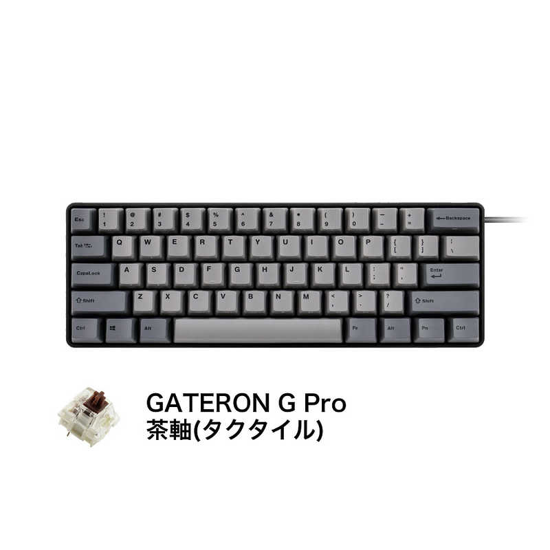 IKBC　キーボード New Poker II(茶軸・英語配列) ［有線 /USB］ ブラック　IK-PK2-G/BR