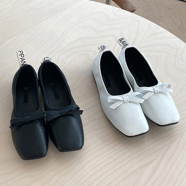 バレエシューズ パンプス りぼん リボン スクエアトゥ フラット 7,208円