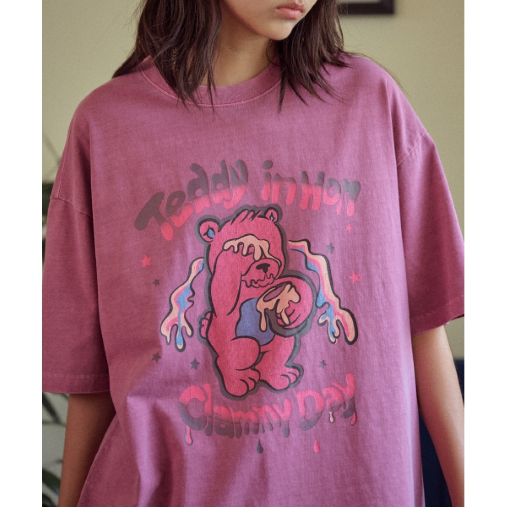 CPGN STUDIO ハニーテディピグメントショートスリーブ T シャツダスティピンク 6,020円