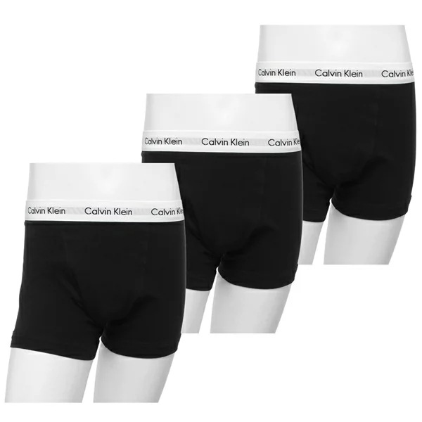 インナー ボクサーパンツ 3Pセット ブラック メンズ CALVIN KLEIN TRUNK 3 PACK U2662 001