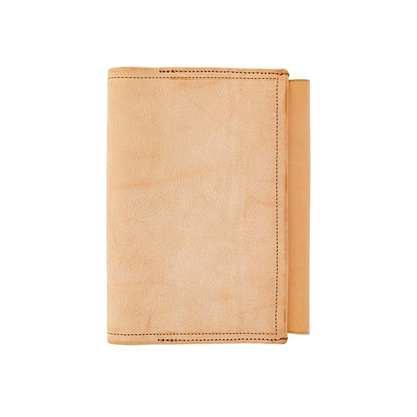 システム手帳 FLUCT/フラクト フラップ付 バイブル リング径16mm【ナチュラル】 12481885