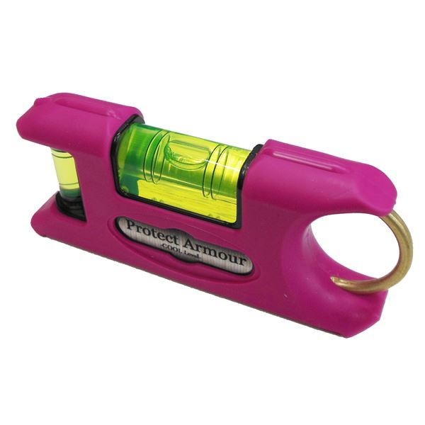 （業務用10個セット） KOD プロテクトアーマー水平器/レベル ピンク 一体型成型 PAS-HI