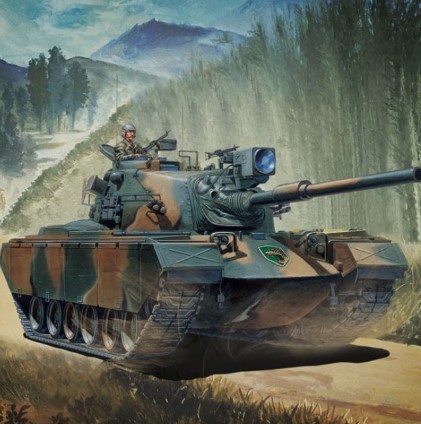 [1/48スケール] R.O.K ARMY M48A5K, アカデミーパスティックモデル #13317