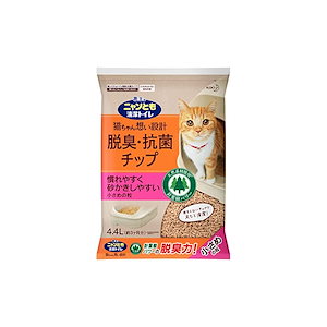 【即納】ニャンとも清潔トイレ 脱臭抗菌チップ 大容量 小さめ4.4L [猫砂] システムトイレ用