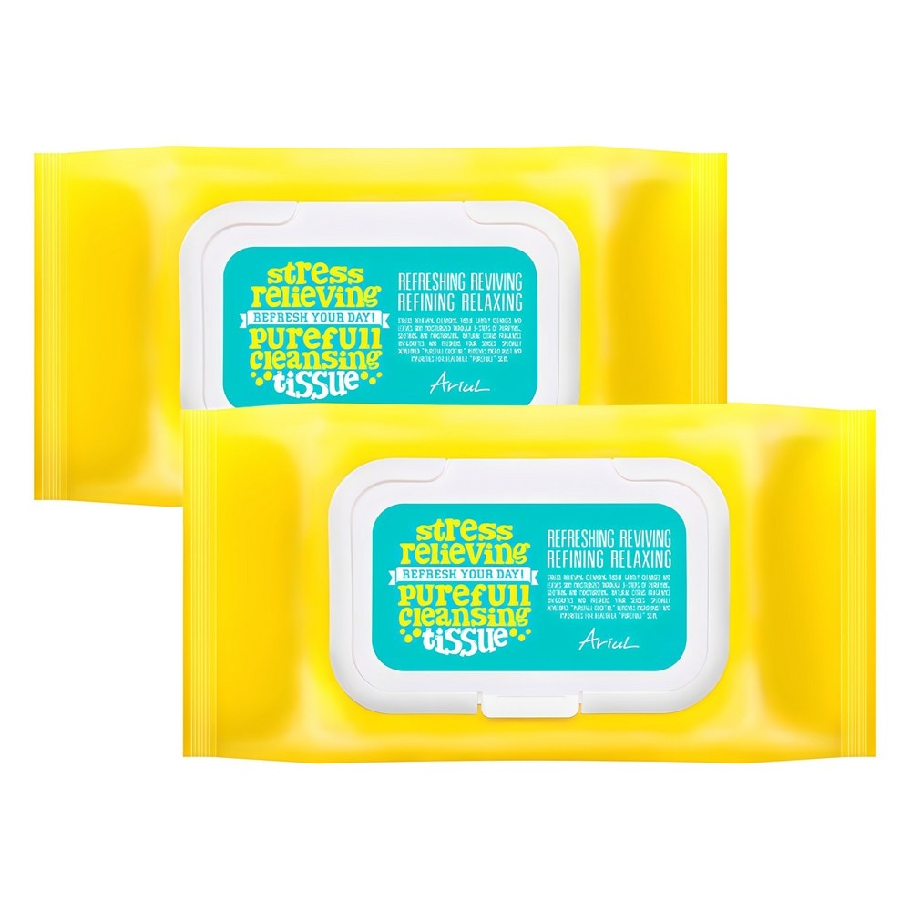 アリウルストレスリリーブピュアフルクレンジングティッシュ80個入り1個