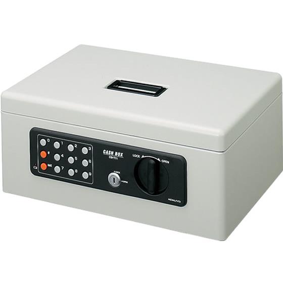 手提げ金庫(テンキー付)A4 ライトグレー コクヨ CB-T11M