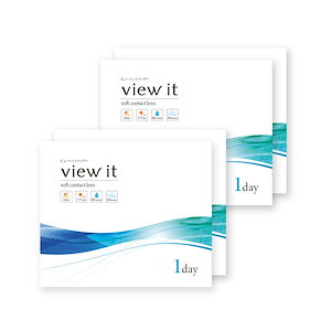 ビューイットワンデー 30枚入(4箱) UVカット＋潤い成分